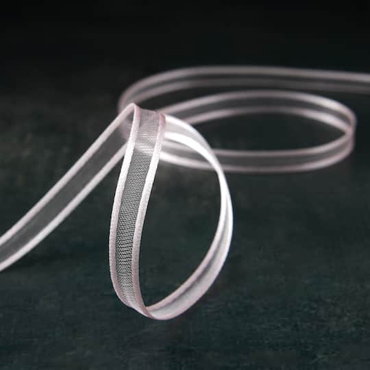 24 Pack: 1/4" x 10yd. Sheer Satin Edge Ribbon by Celebrate It®